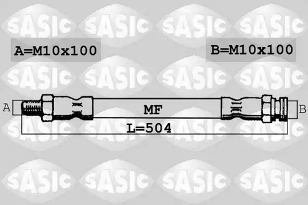 Тормозные трубки SASIC 6606024