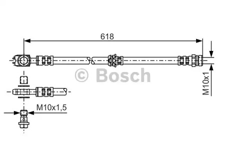 Тормозные трубки BOSCH 1 987 481 173