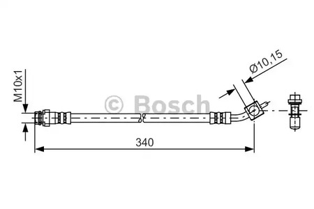 Тормозные трубки BOSCH 1987481423