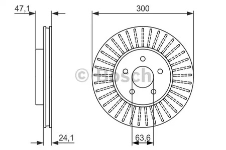 0986479899 BOSCH Диск тормозной