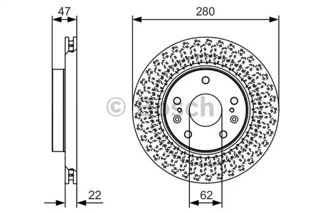 0986479C40 BOSCH тормозные диски