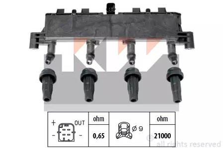 Катушка зажигания KW 470470