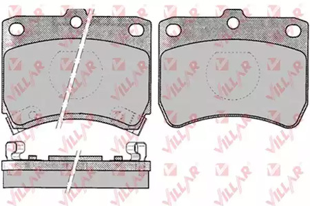 626.0035 VILLAR Колодки тормозные дисковые