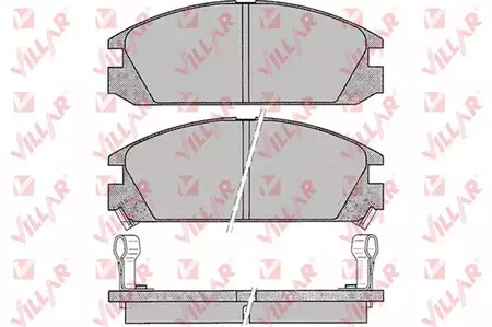 626.0073 VILLAR Колодки тормозные дисковые