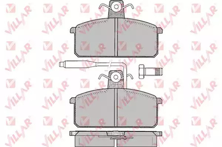 626.0099 VILLAR Колодки тормозные дисковые