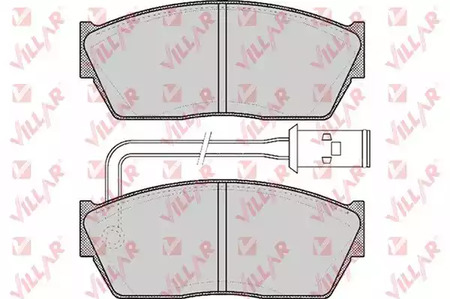 626.0308 VILLAR Колодки тормозные дисковые