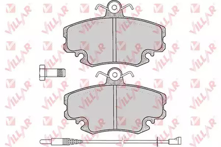 626.0349 VILLAR Колодки тормозные дисковые