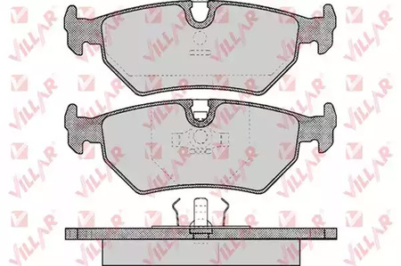 626.0418 VILLAR Колодки тормозные дисковые