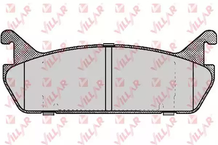 626.0513 VILLAR Колодки тормозные дисковые