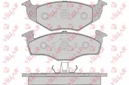 626.0627 VILLAR Колодки тормозные дисковые