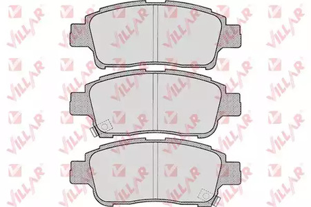 626.0700 VILLAR Колодки тормозные дисковые