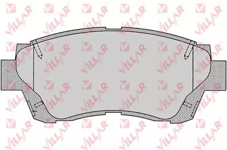 626.0701 VILLAR Комплект тормозных колодок, дисковый тормоз