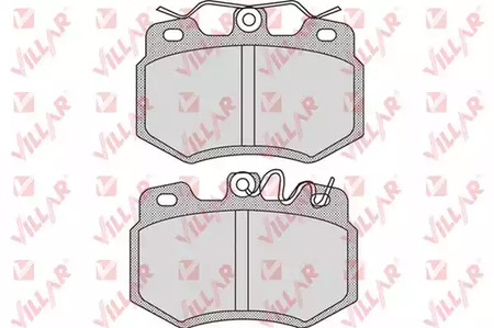 626.0931 VILLAR Колодки тормозные дисковые
