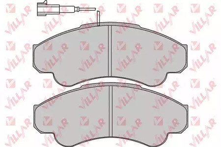 626.0967 VILLAR Комплект тормозных колодок, дисковый тормоз