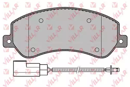 626.1260 VILLAR Колодки тормозные дисковые