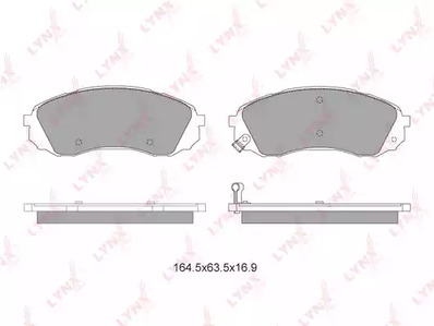 BD-3625 LYNXauto Тормозные колодки