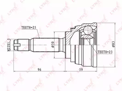 ШРУС LYNXAUTO CO-5502