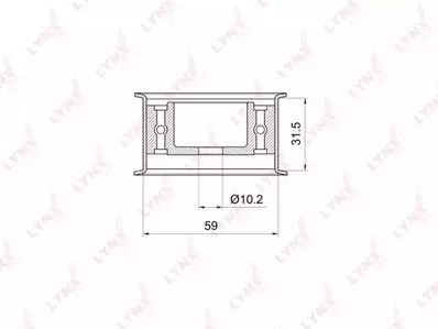 Ролик-натяжитель ремня ГРМ LYNXauto PB-3005