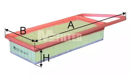Воздушный фильтр MFILTER K756/1