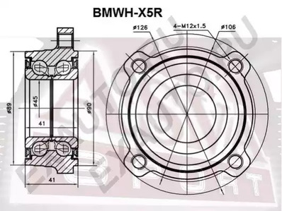 Ступица ASVA BMWH-X5R