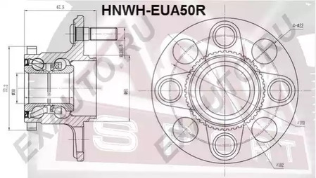 Ступица ASVA HNWH-EUA50R