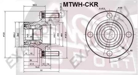 Ступица ASVA MTWH-CKR