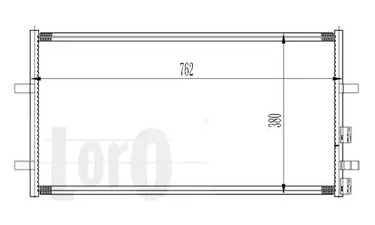 017-016-0029 LORO Радиатор кондиционера