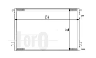 037-016-0014 LORO Радиатор кондиционера