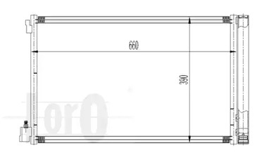 037-016-0036 LORO Радиатор кондиционера