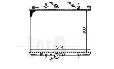 038-017-0003 LORO Радиатор охлаждения двигателя