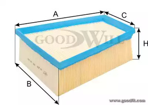 AG226 GOODWILL Фильтр воздушный