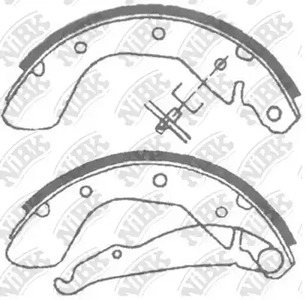 FN11622 NIBK Колодки тормозные барабанные
