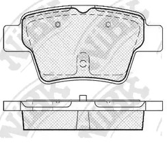 PN0069 NIBK Тормозные колодки