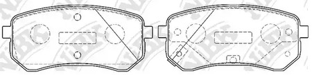 PN-0526 NIBK Колодки тормозные дисковые