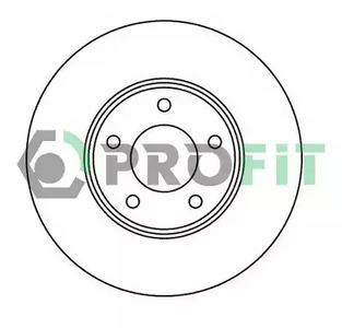 5010-2007 PROFIT Диск тормозной