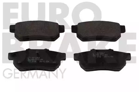 5502222627 EUROBRAKE Тормозные колодки дисковые задние