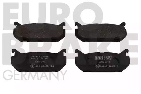 5502223233 EUROBRAKE Тормозные колодки дисковые задние