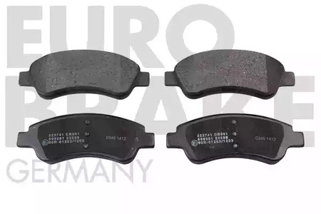 5502223741 EUROBRAKE Колодки тормозные дисковые