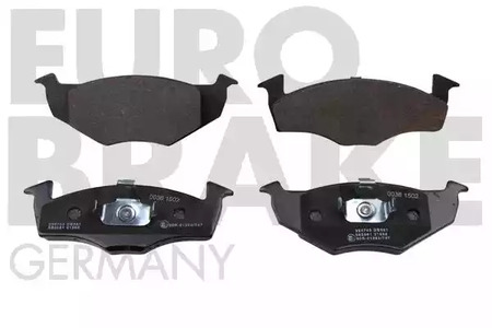 5502224743 EUROBRAKE Тормозные колодки дисковые передние