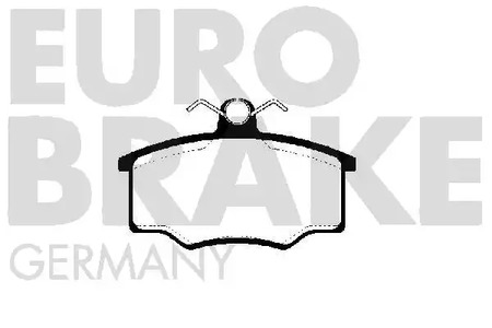 5502229927 EUROBRAKE Тормозные колодки дисковые передние