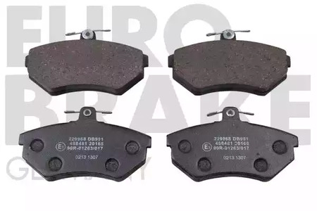 5502229968 EUROBRAKE Тормозные колодки дисковые передние