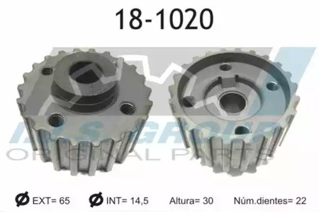 18-1020 IJS GROUP Шестерня коленвала