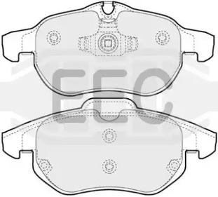 BRP1248 EEC Колодки тормозные дисковые