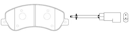 FP1383E FIT Колодки тормозные дисковые передние комплект