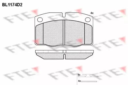 BL1174D2 FTE Запчасть