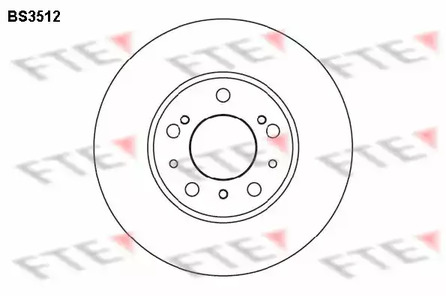 BS3512 FTE Диск тормозной