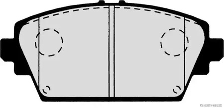 Фото 1 J3601072 HERTH+BUSS JAKOPARTS Тормозные колодки