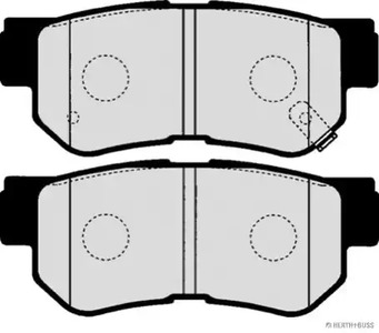 Фото 1 J3610507 HERTH+BUSS Комплект тормозных колодок, дисковый тормоз