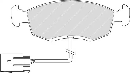 Тормозные колодки FERODO FDB846