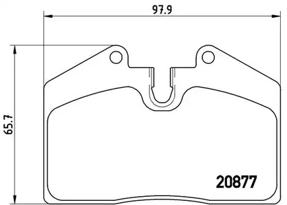 P85094 BREMBO Тормозные колодки